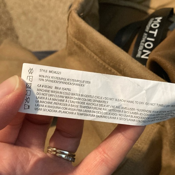 Motion Everyday Athleisure Elegant Tan Trousers - Picture 9 of 9